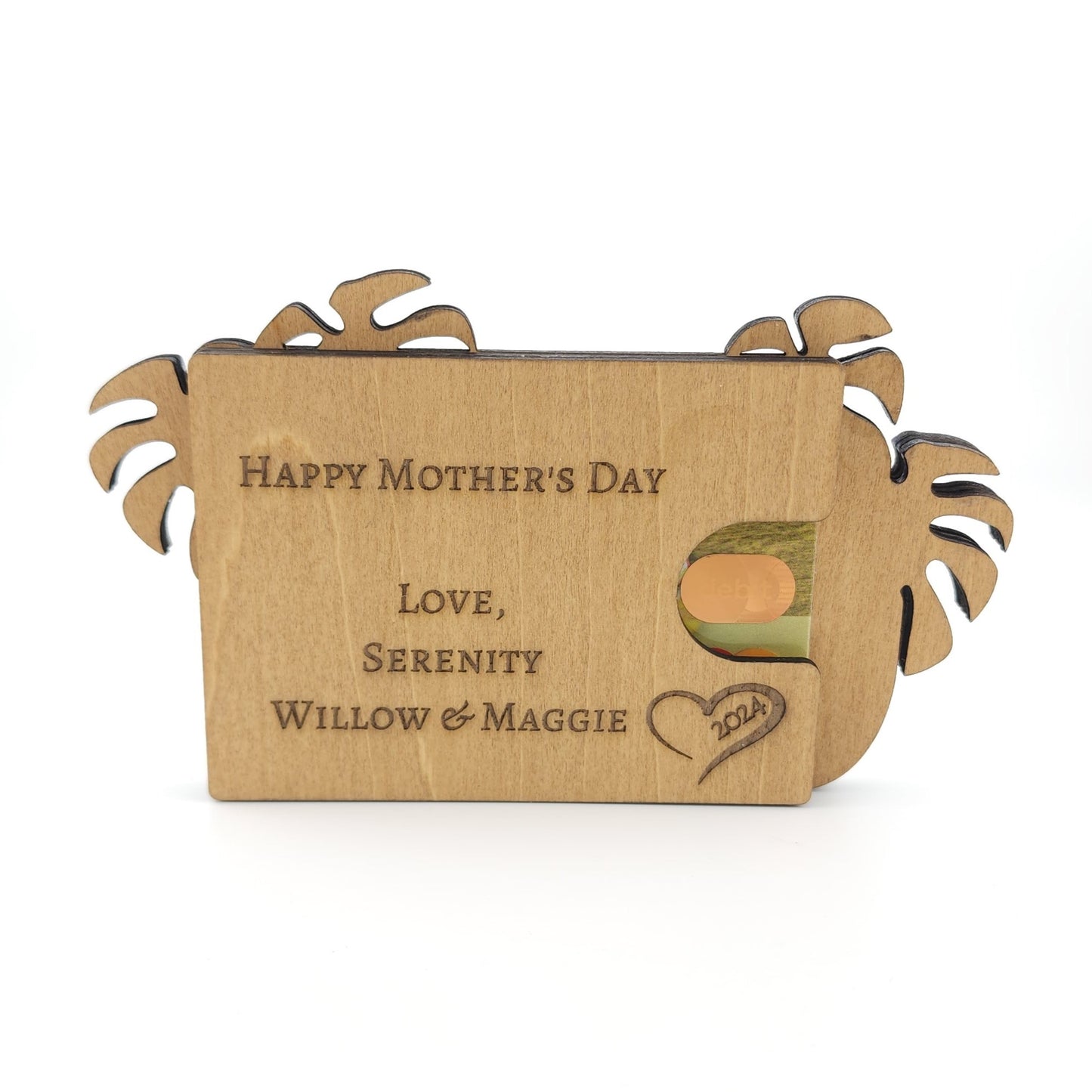 Mother's Day Gift Card Holder (Monstera Plant)