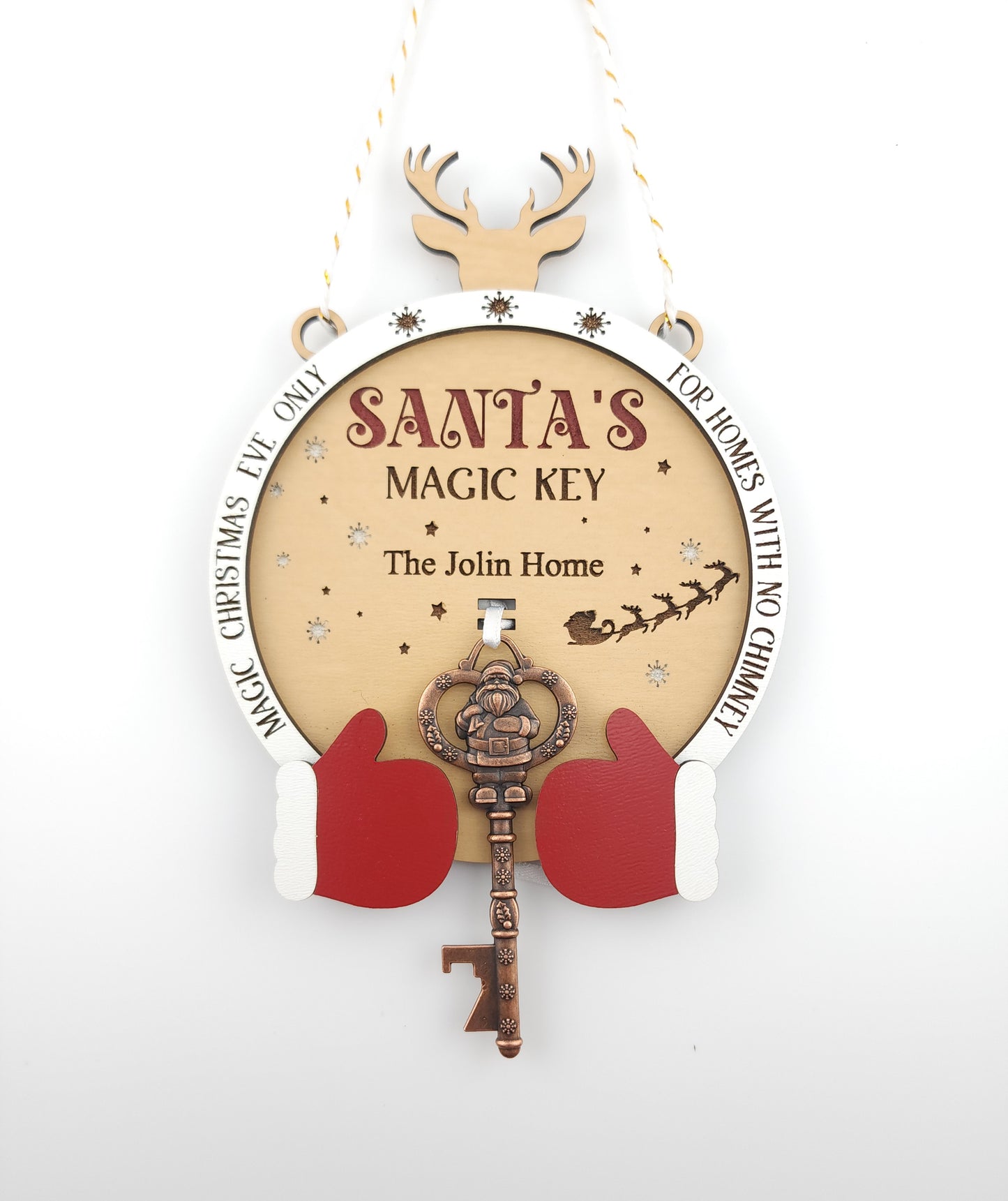 Santa's Magic Key Ornament