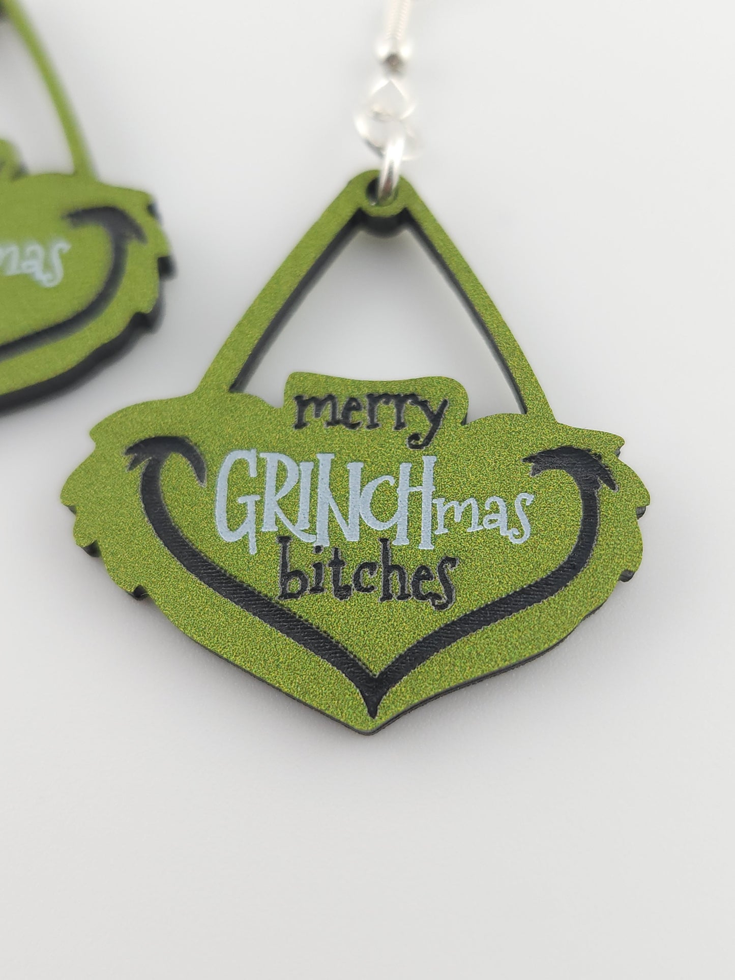 Merry Grinchmas Bitches Earrings