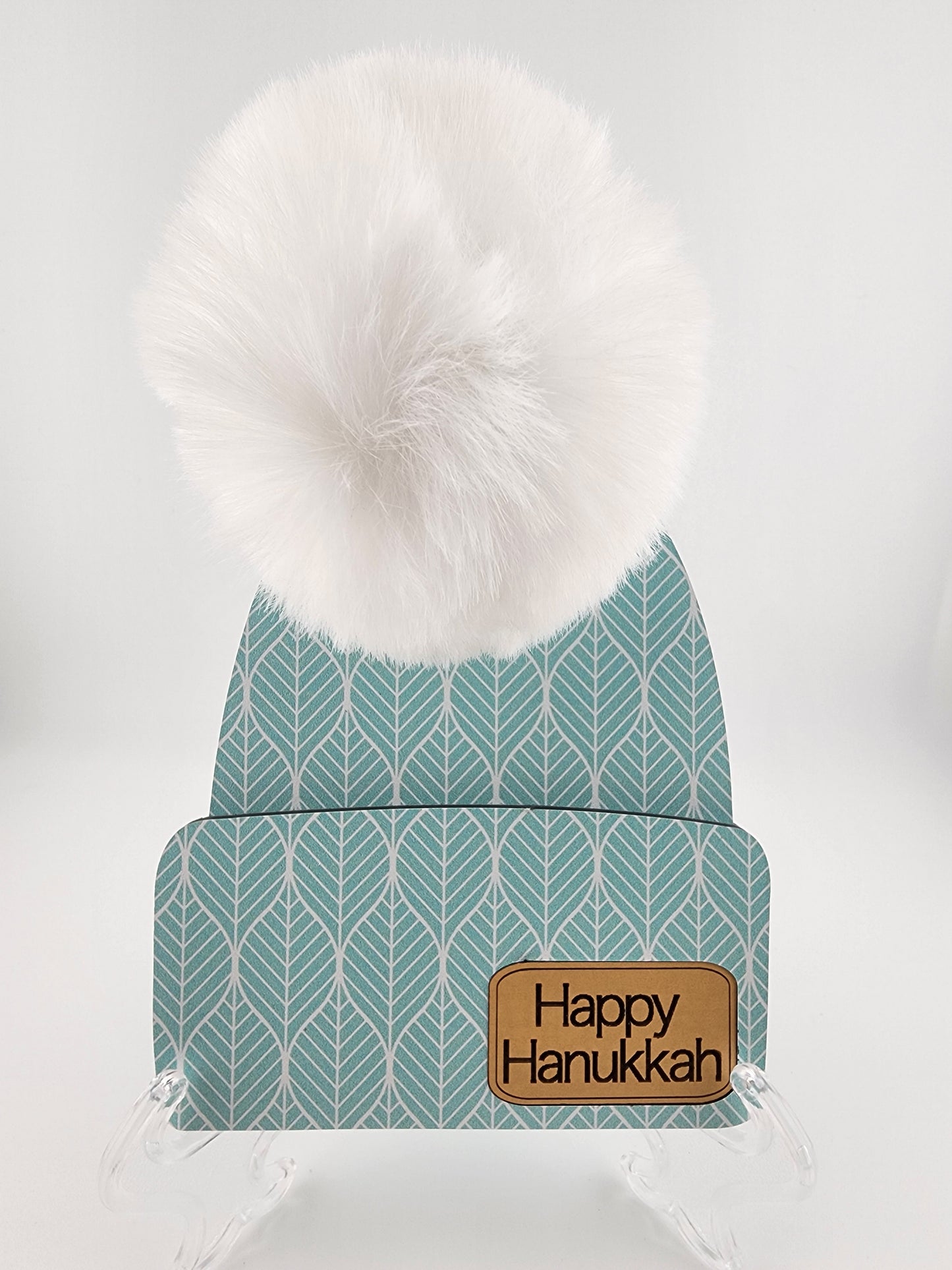 Hanukkah Pom Pom Hat Ornament