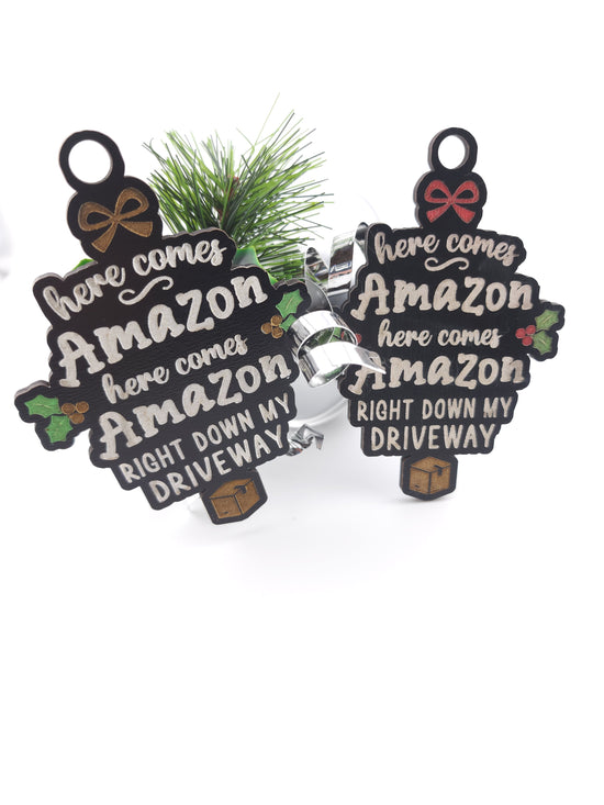Here Comes Amazon Ornaments