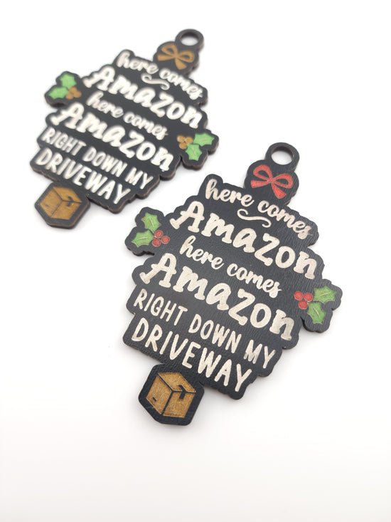Here Comes Amazon Ornaments