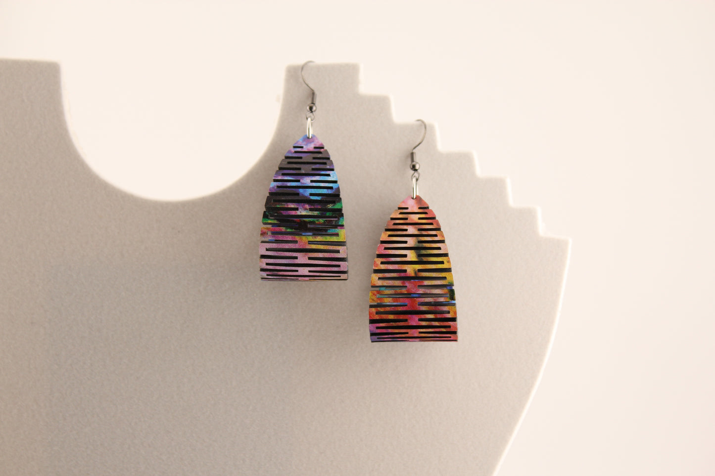 Wild Multi-Color Hinge Earrings