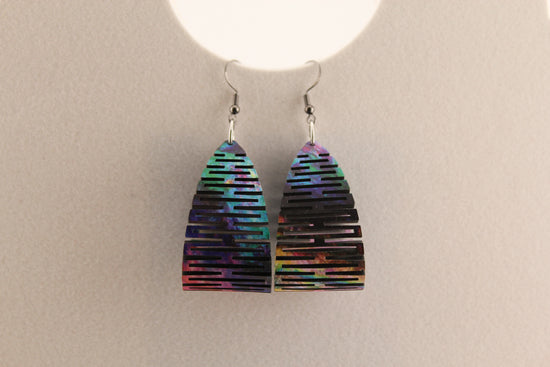 Wild Multi-Color Hinge Earrings