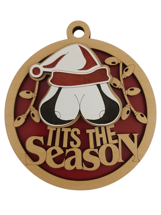 Tits the Season Ornament