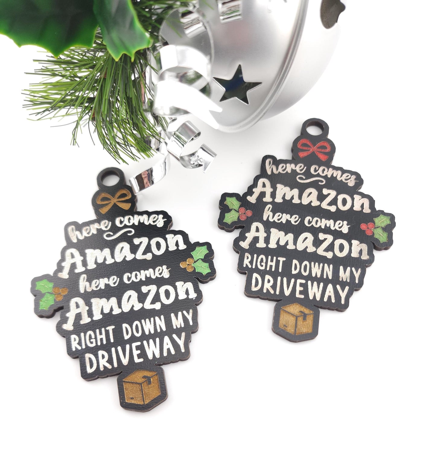 Here Comes Amazon Ornaments