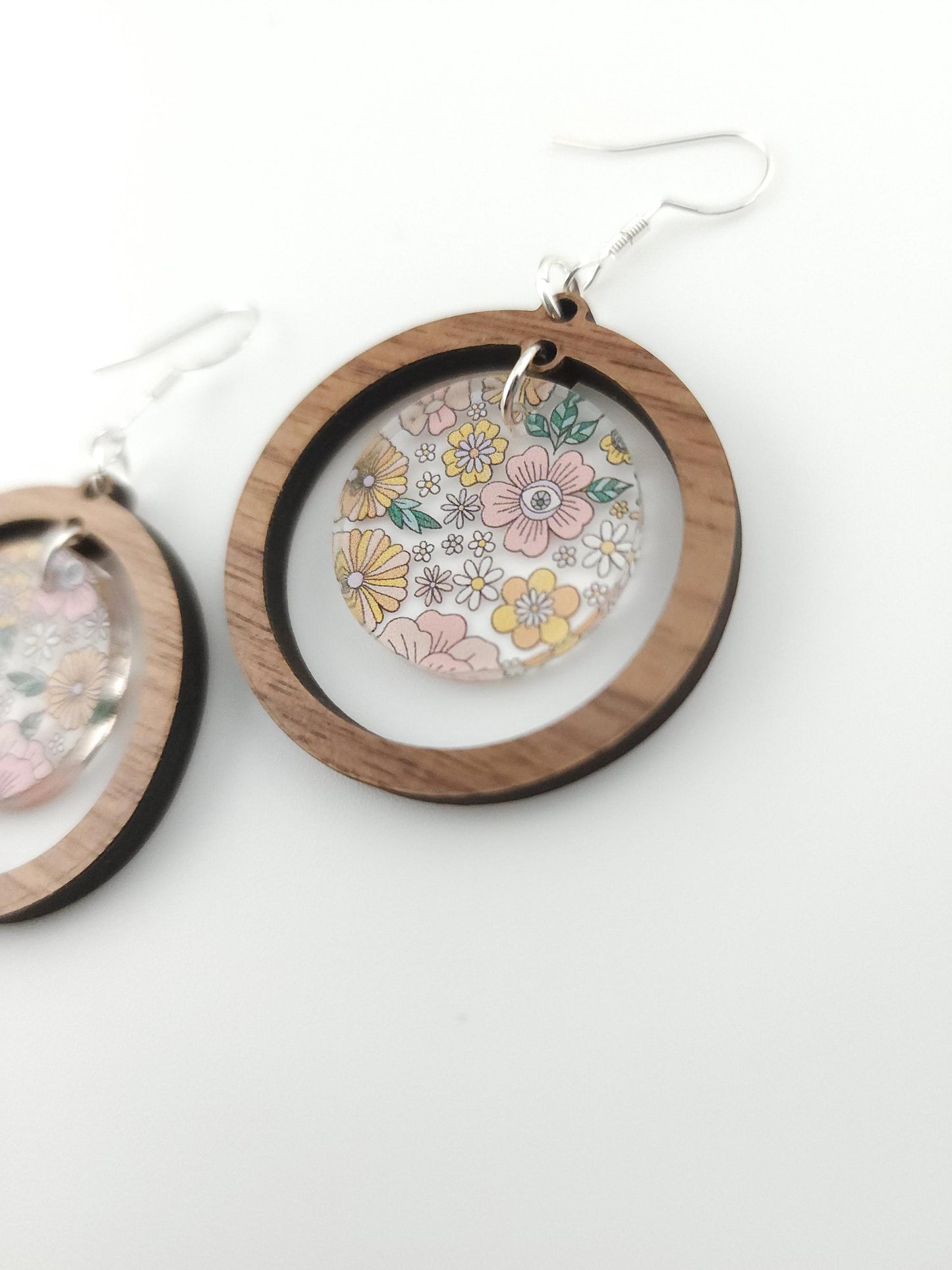 Spooky Floral Earrings