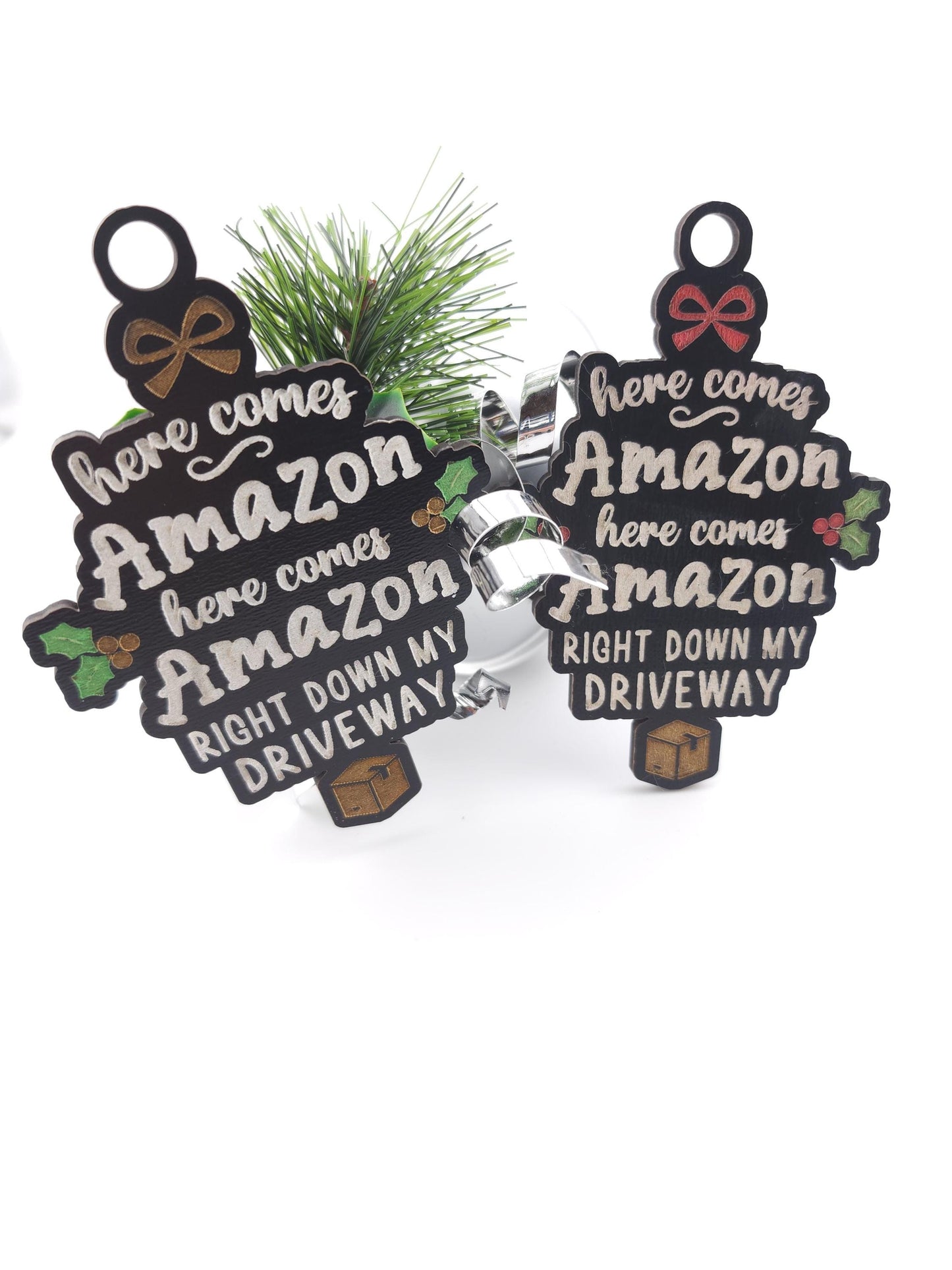 Here Comes Amazon Ornaments