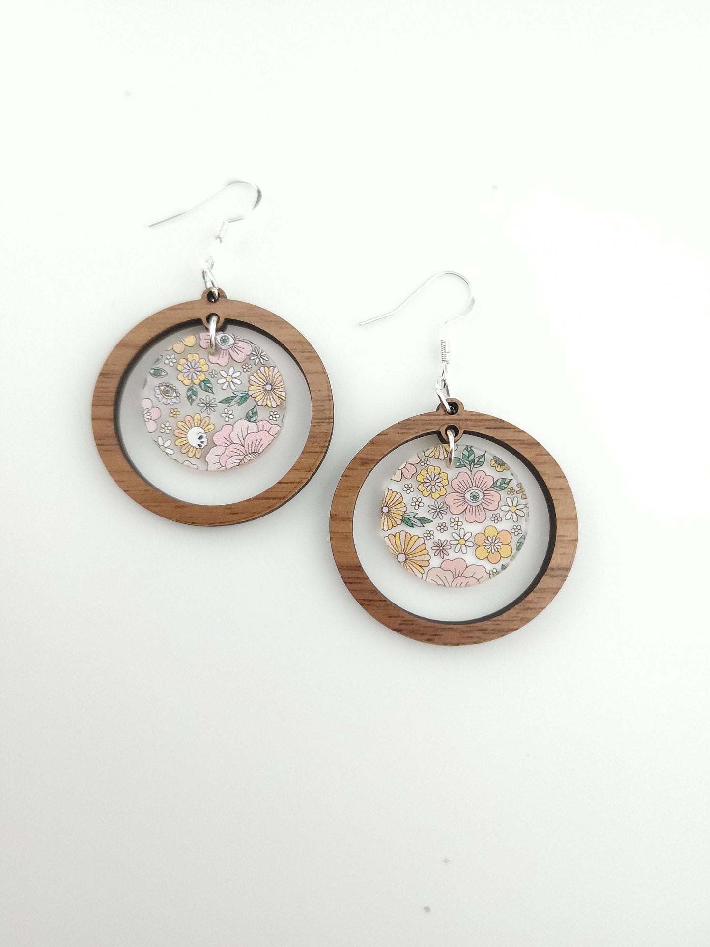 Spooky Floral Earrings