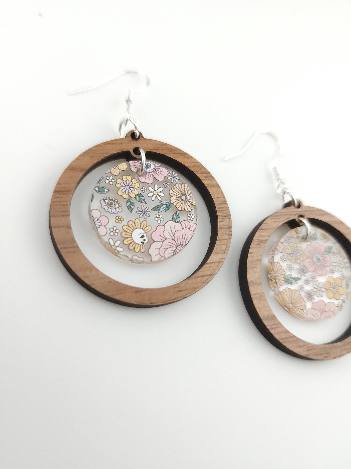 Spooky Floral Earrings